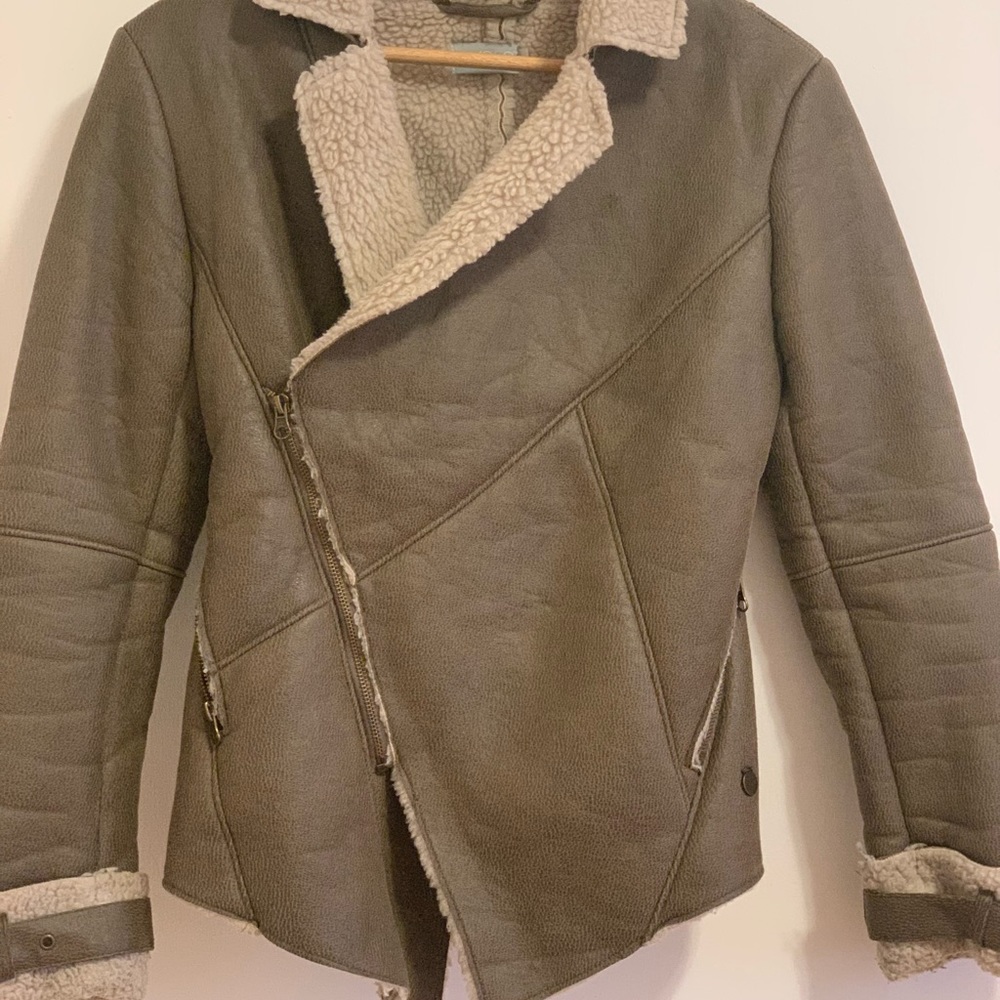 Jacket reverse sheep skin